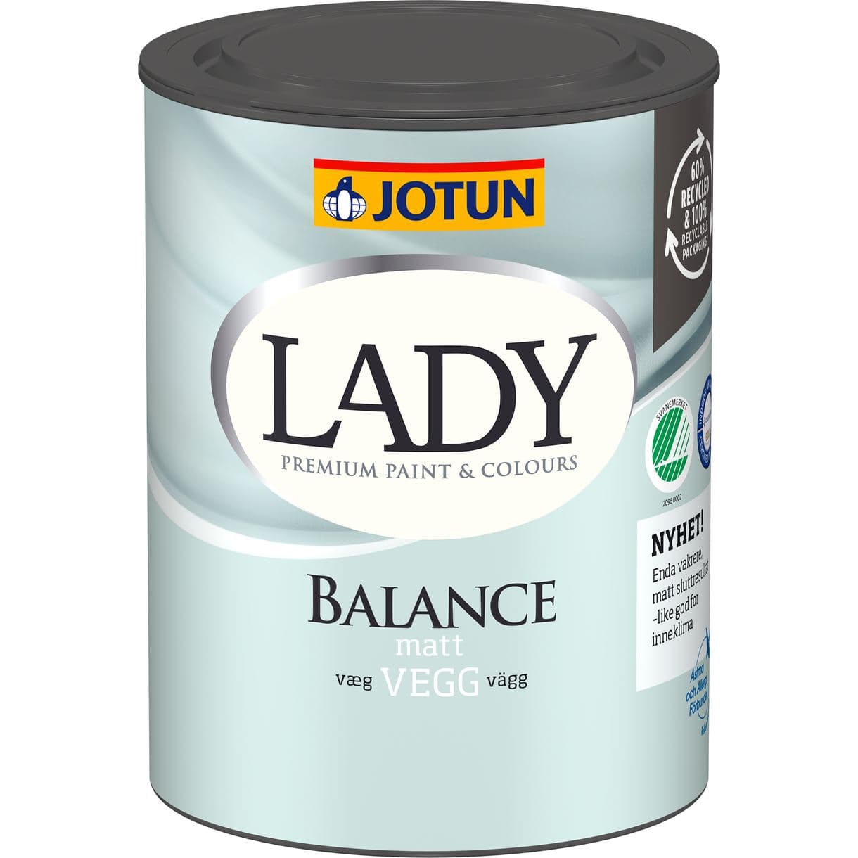 VÄGGFÄRG LADY BALANCE NY A-BAS 0,68L