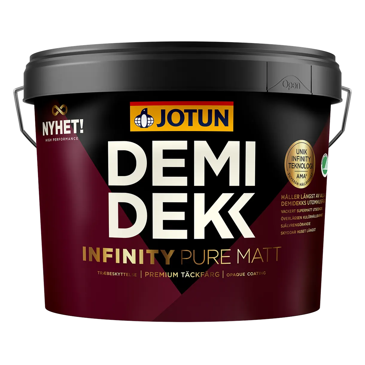 TÄCKFÄRG DEMIDEKK INFINITY PURE MATT C BAS 9L