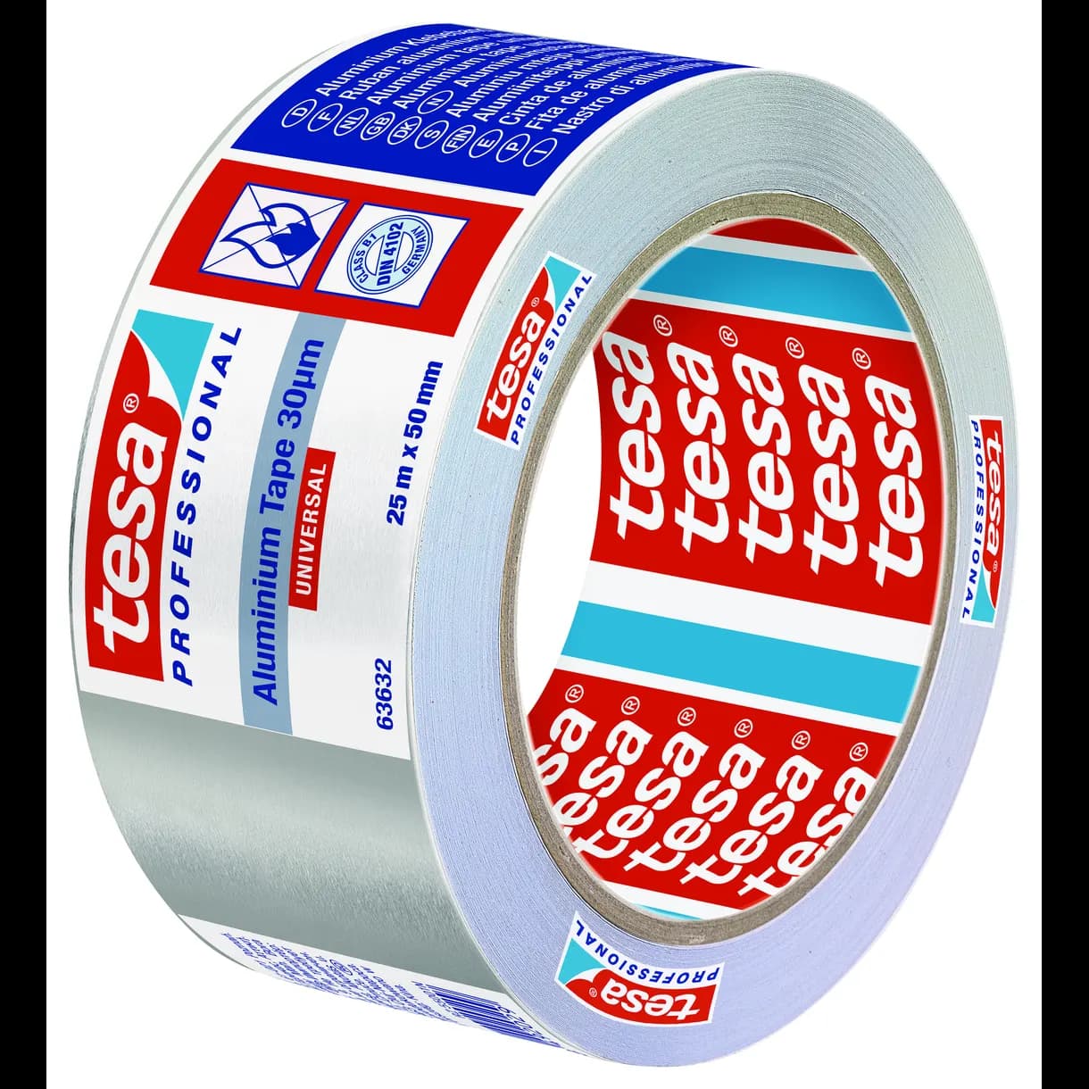 ALUMINIUMTEJP 63632 UNIVERSAL TESA SILVER 50MM 25M