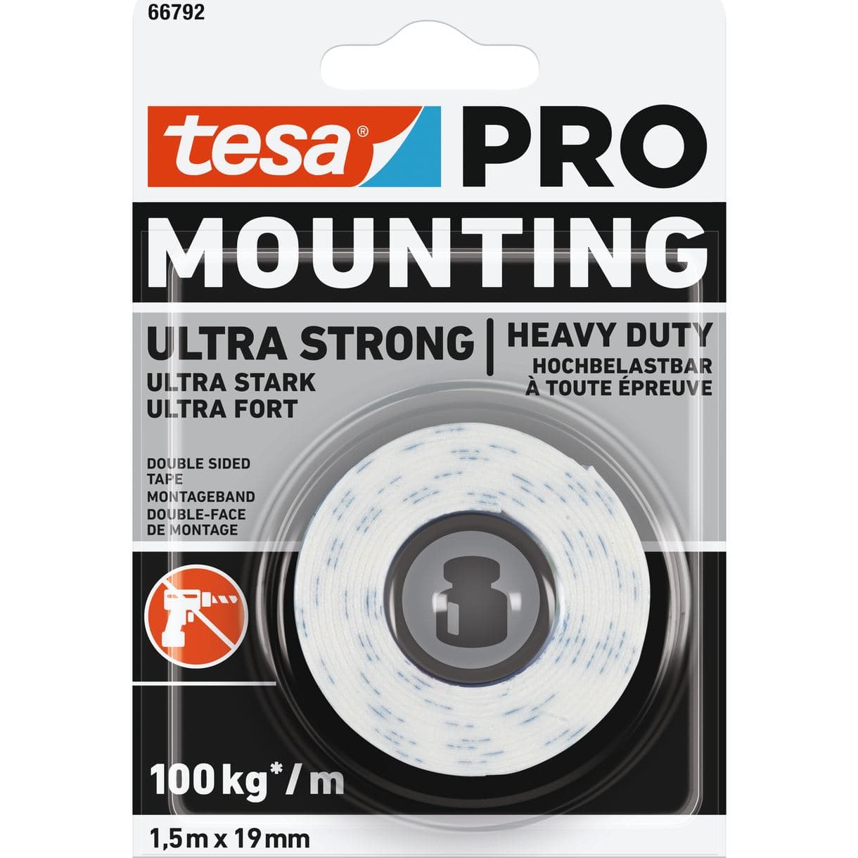 MONTERINGSTEJP 66792 PRO MOUNTING TESA ULTRASTR 1,5MX19