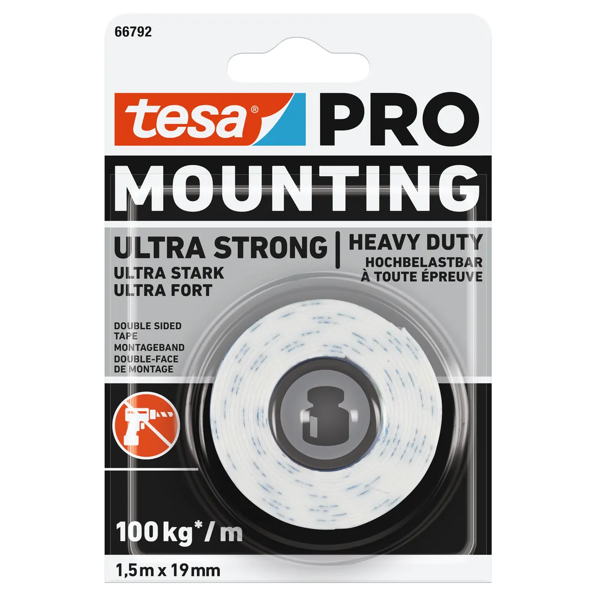 MONTERINGSTEJP 66792 PRO MOUNTING TESA ULTRASTR 1,5MX19
