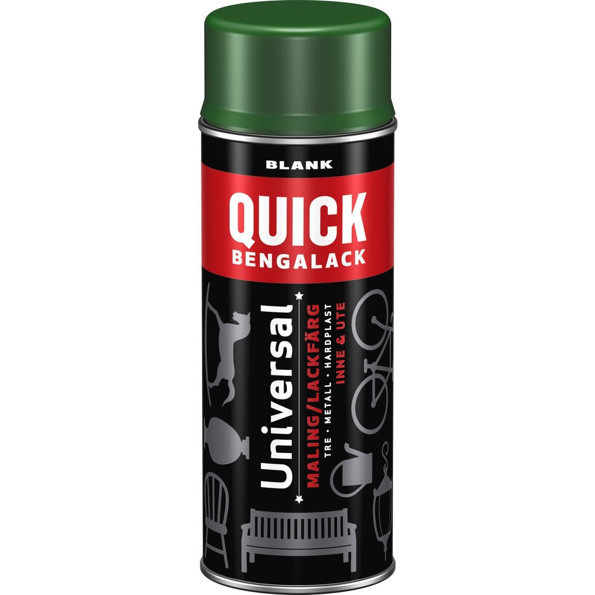 SPRAYFÄRG QUICK BLADGRÖN BLANK 0,4L