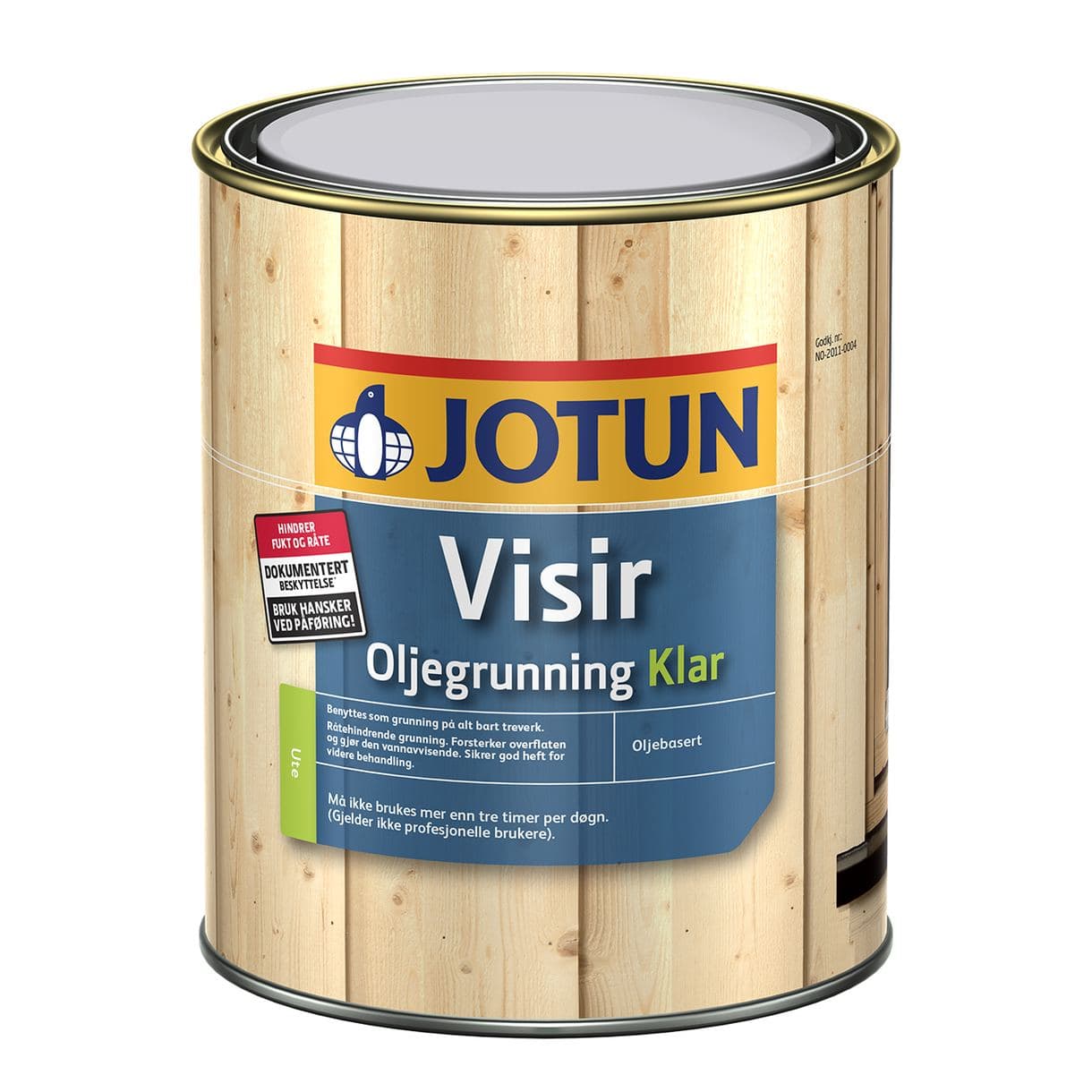 OLJEGRUNDNING JOTUN VISIR KLAR 0,9L