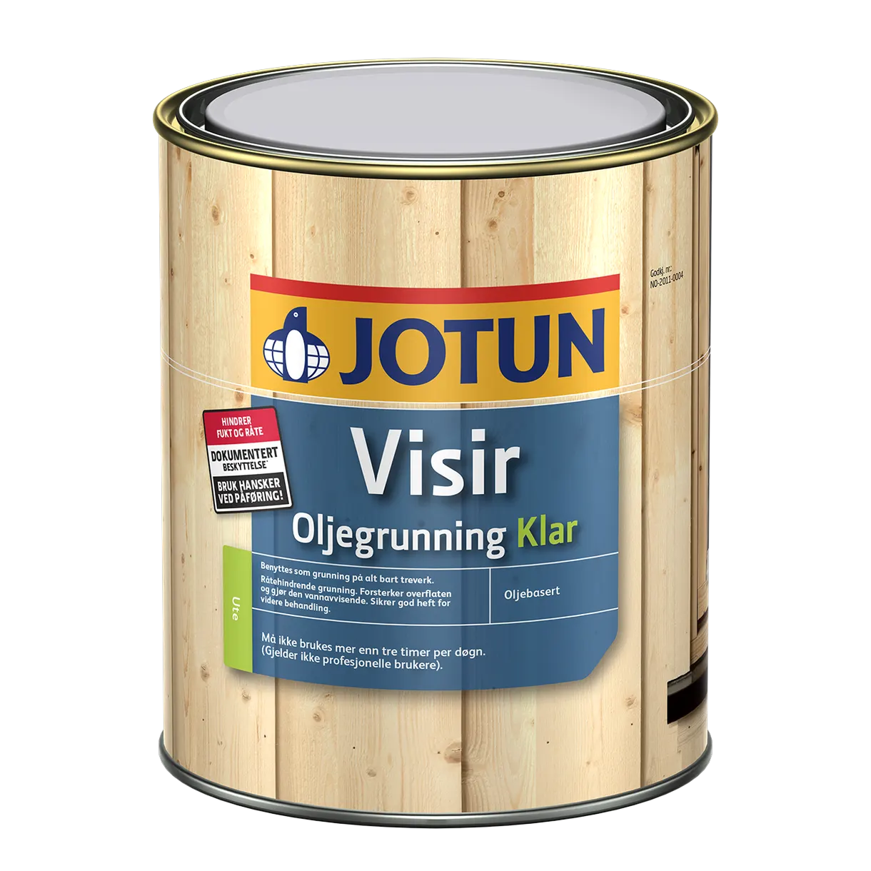 OLJEGRUNDNING JOTUN VISIR KLAR 0,9L