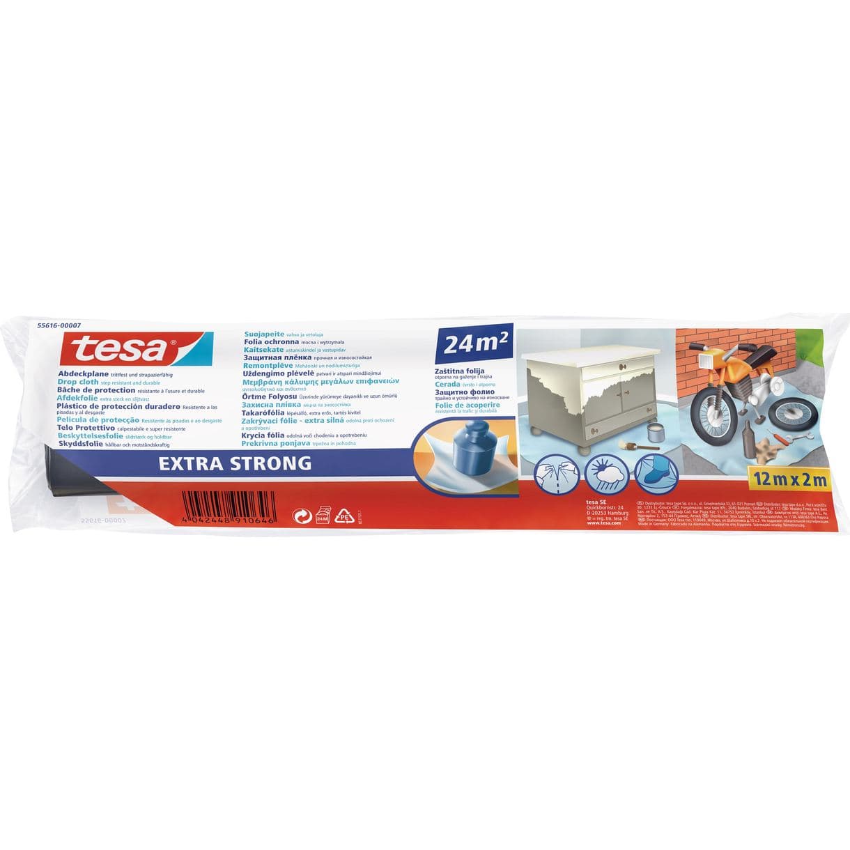 SKYDDSFOLIE EXTRA STRONG 55616 TESA 24KVM 2000MMX12M