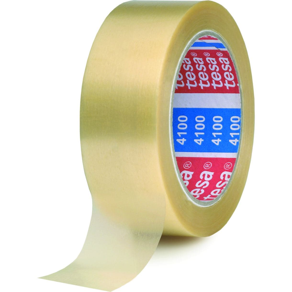 PACKTEJP PVC 4100 TESA VIT PRÄGLAD 38MM 66M