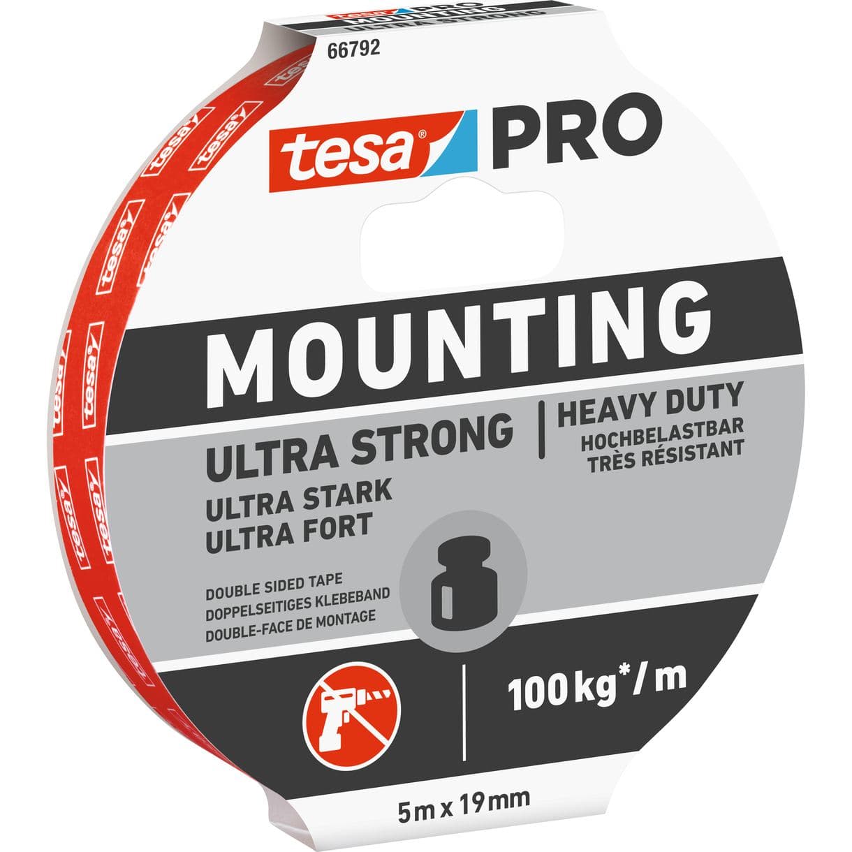 MONTERINGSTEJP 66792 PRO MOUNTING TESA ULTRASTRON 5MX19