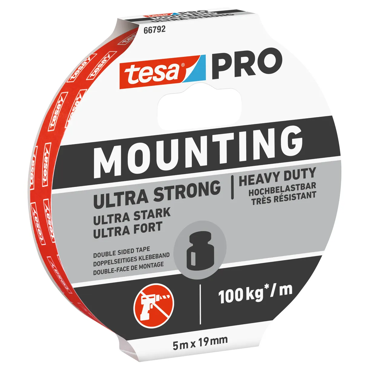 MONTERINGSTEJP 66792 PRO MOUNTING TESA ULTRASTRON 5MX19