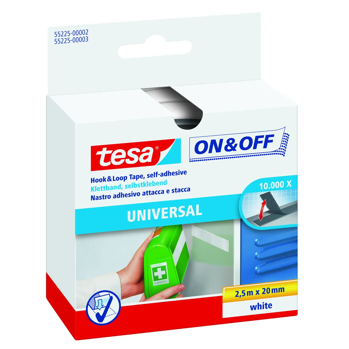 KARDBORREBAND 55225 TESA VIT