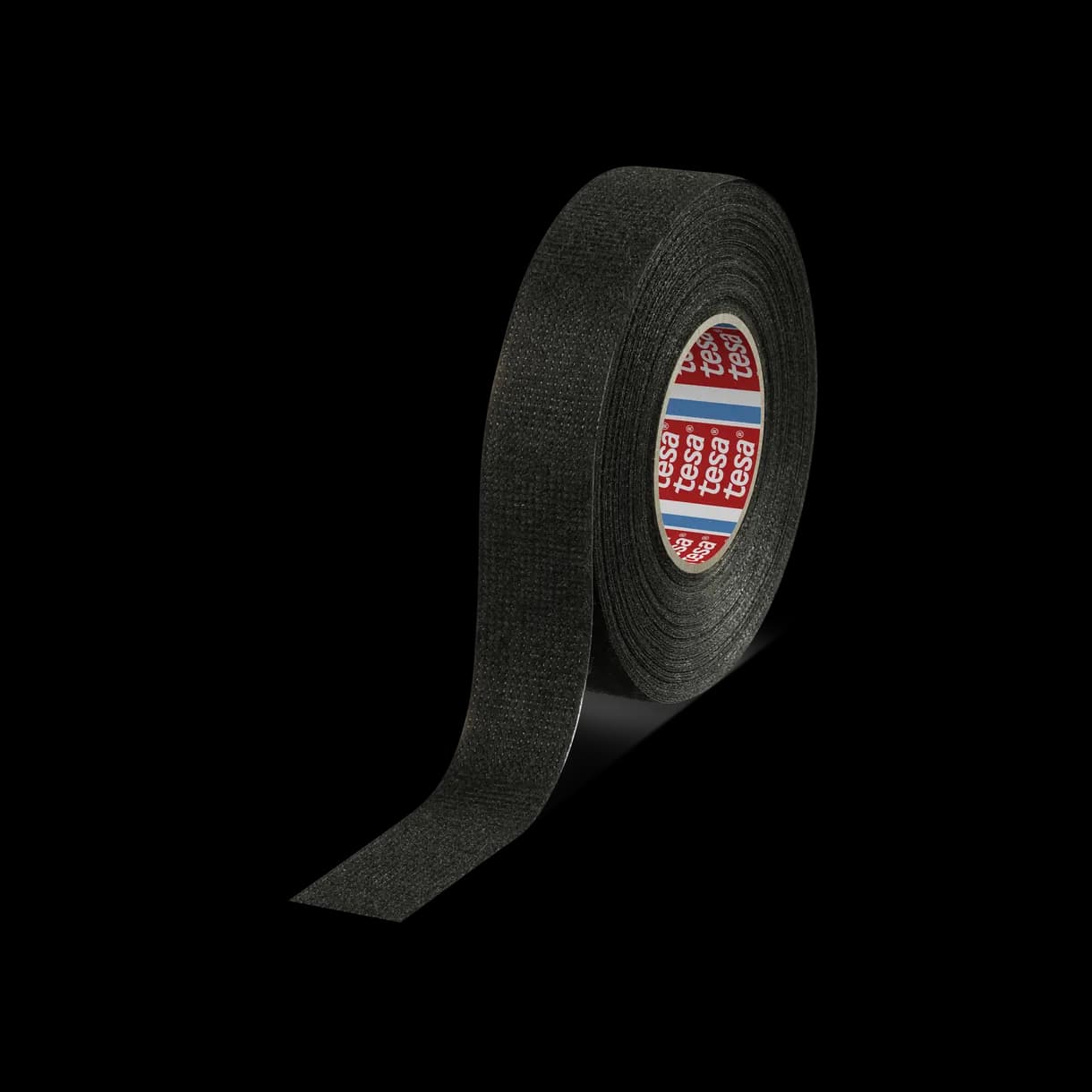 KABLAGETEJP 51608 TESA SVART PET-FIBERVÄV 15MX19MM