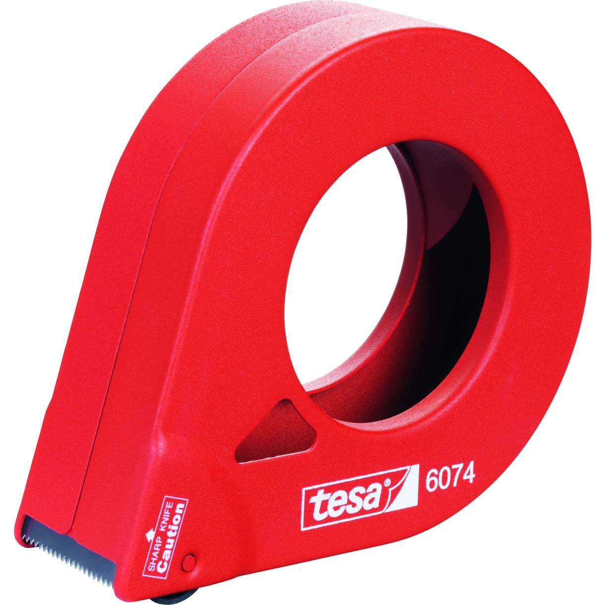 TEJPHÅLLARE 6074 TESA PÄRONFORMAD RÖD 38MM