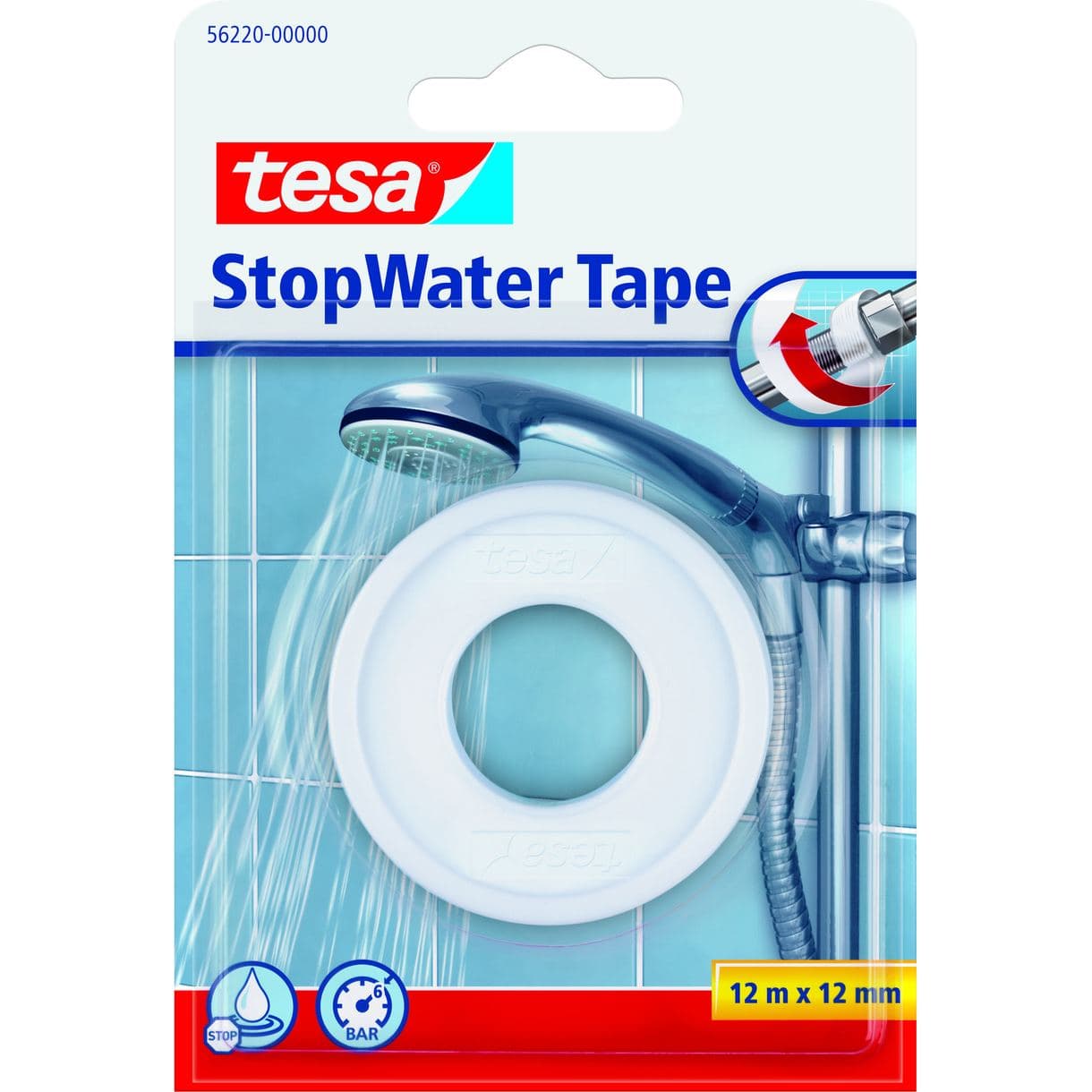 GÄNGTÄTNINGSTEJP 12MM 12M