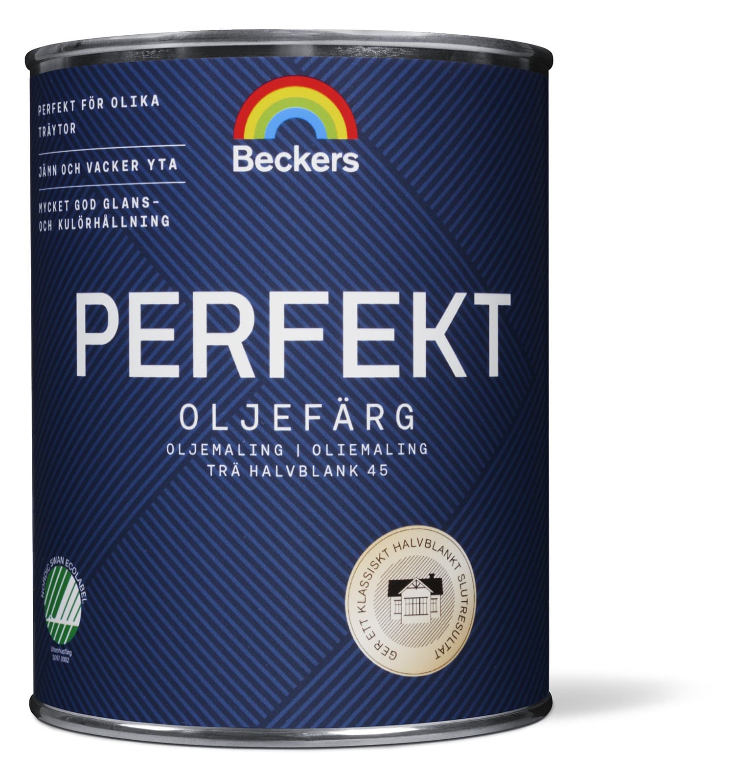 FASADFÄRG PERFEKT OLJEFÄRG VIT/BAS A 0,9L