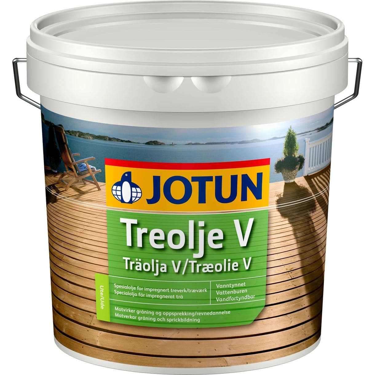 TRÄOLJA VATTENBUREN NY LÅG BURK 2,7L