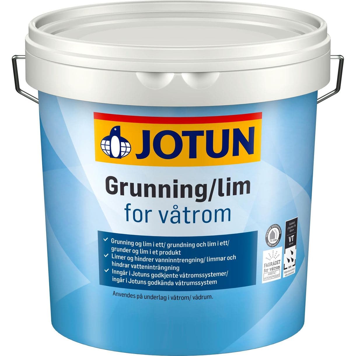 GRUND/LIM FÖR VÅTRUM JOTUN NY LÅG BURK 3L