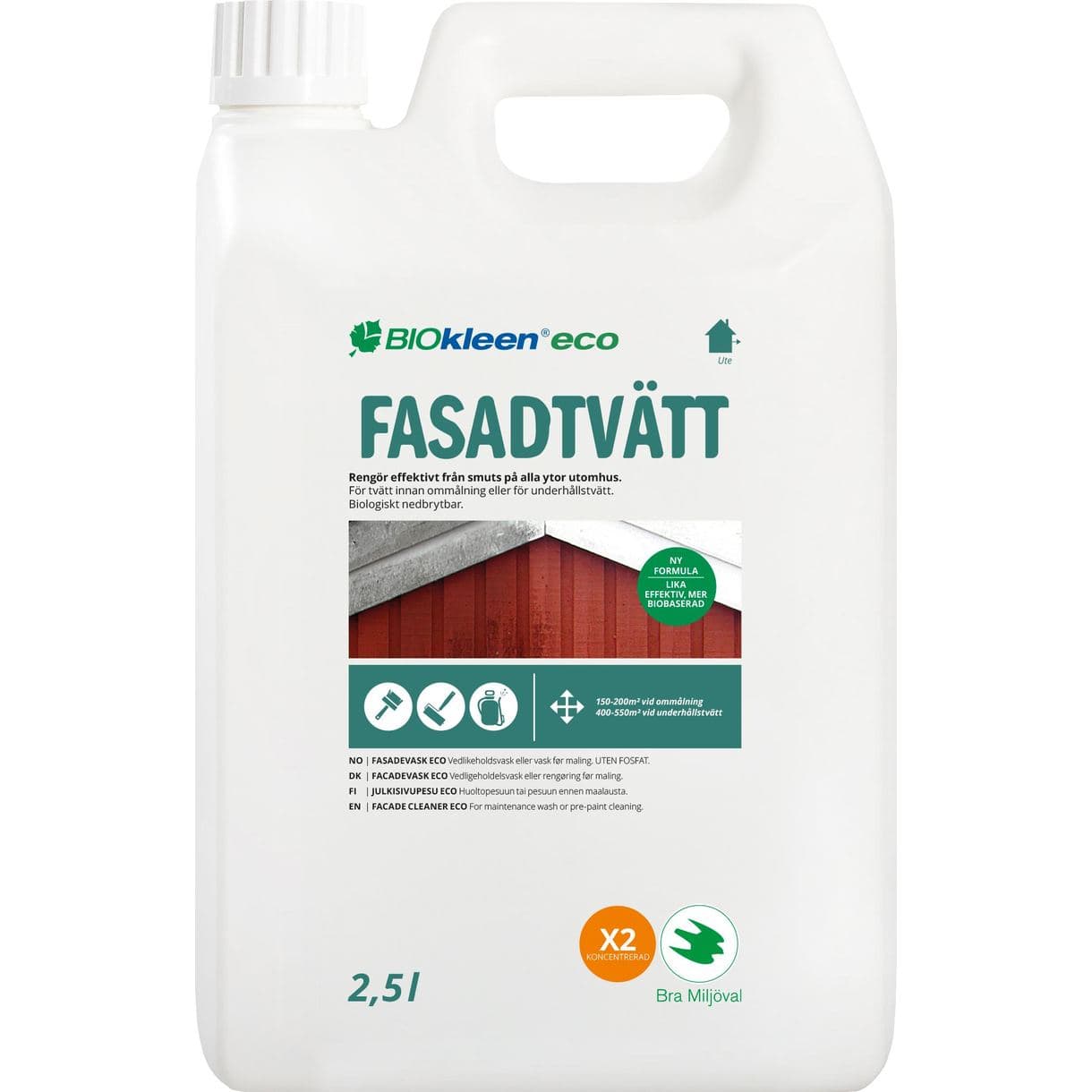 FASADTVÄTT ECO 2,5L