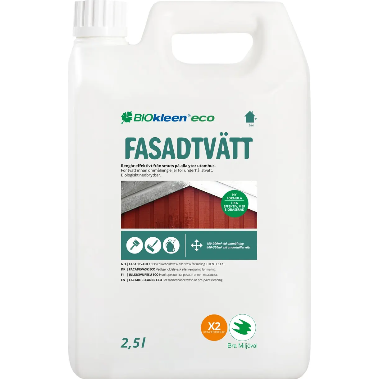 FASADTVÄTT ECO 2,5L