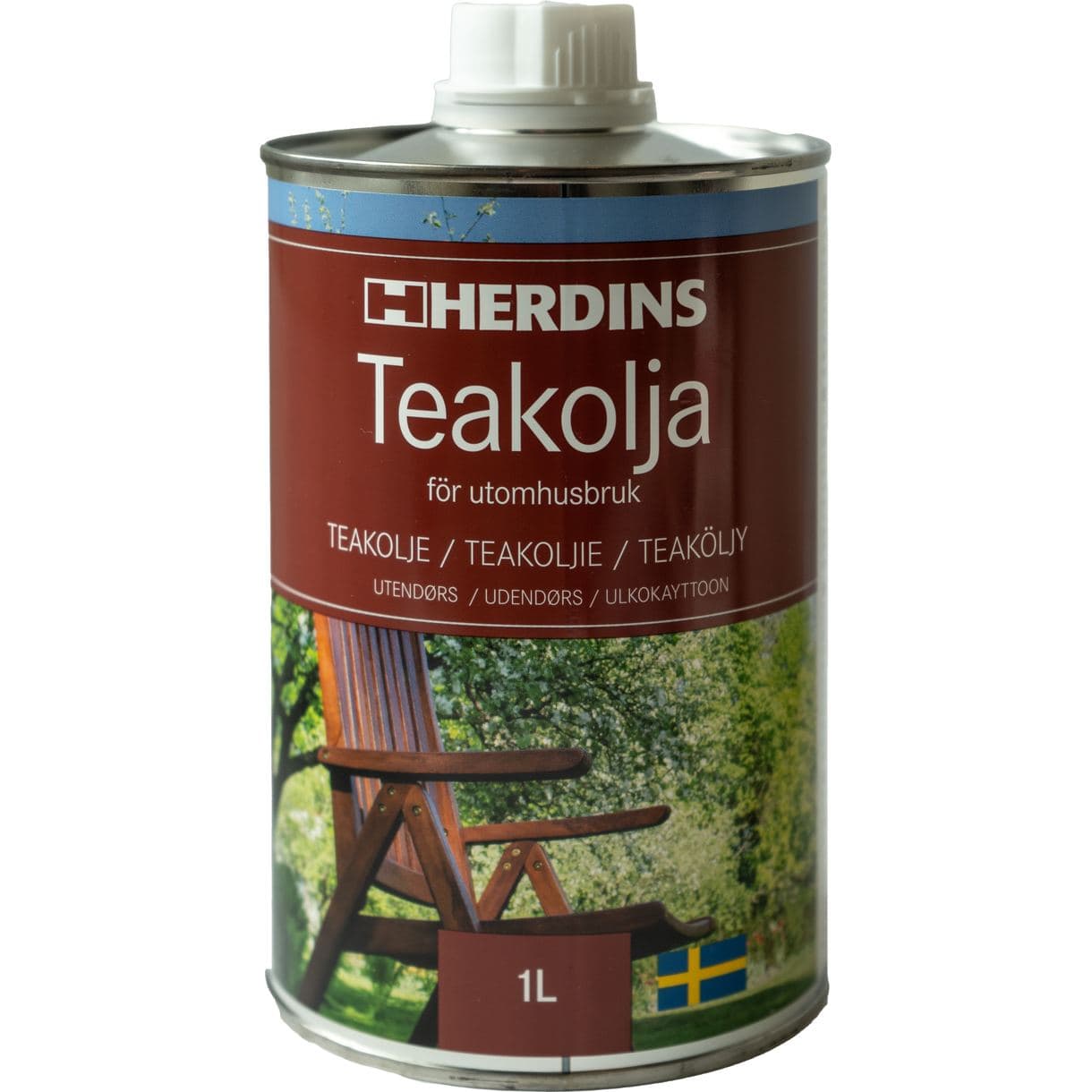 TEAKOLJA UTOMHUS 1L