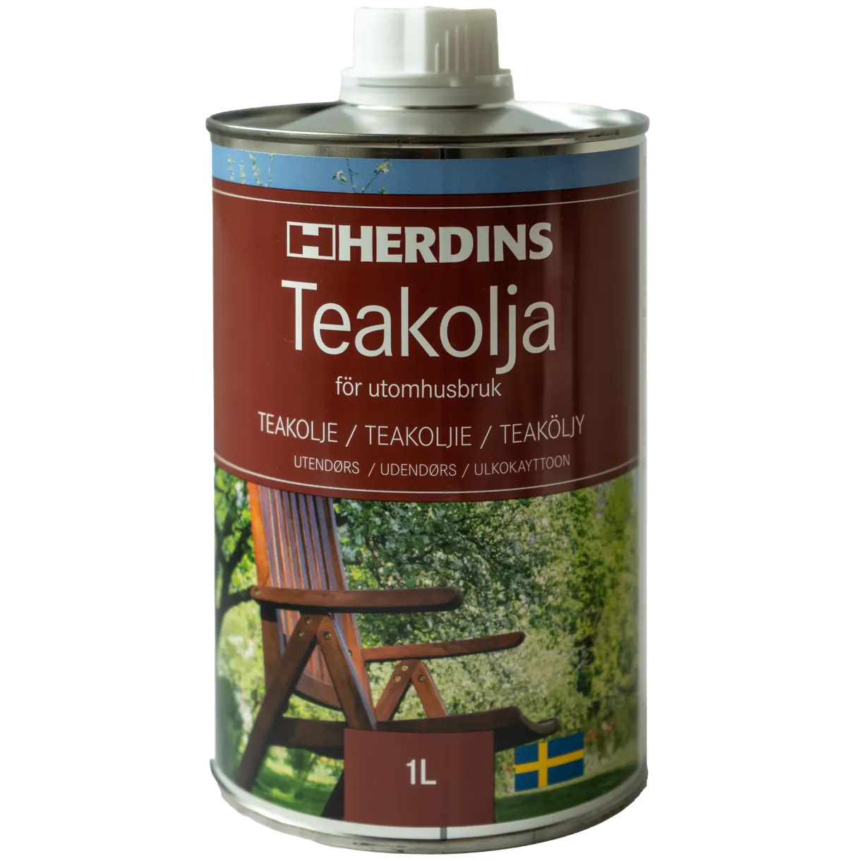 TEAKOLJA UTOMHUS 1L