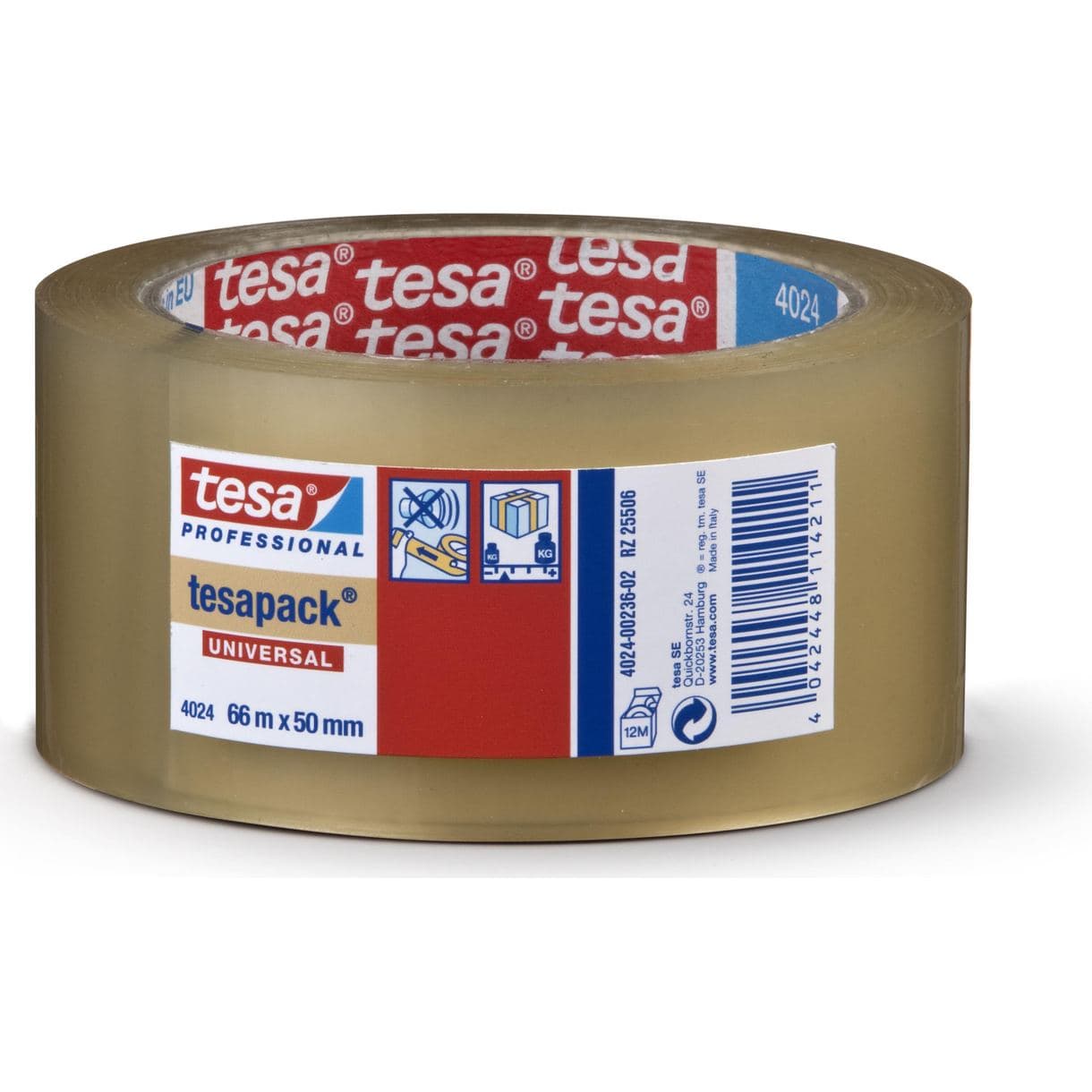 PACKTEJP UNIVERSAL 4024 TESA TRANSPARENT 66MX50MM
