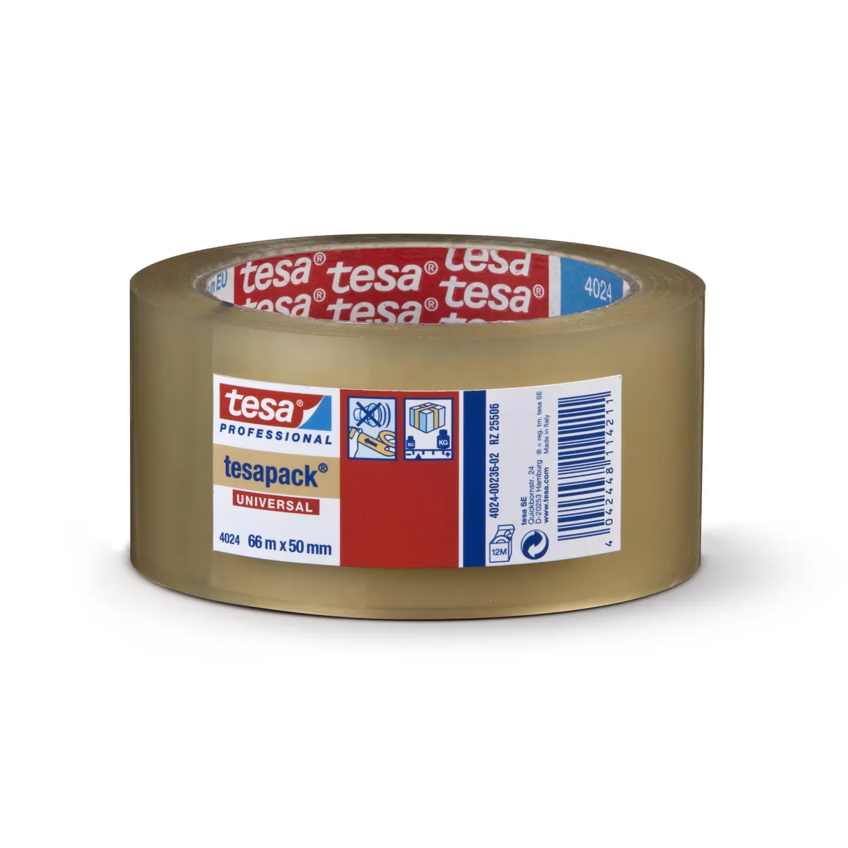 PACKTEJP UNIVERSAL 4024 TESA TRANSPARENT 66MX50MM