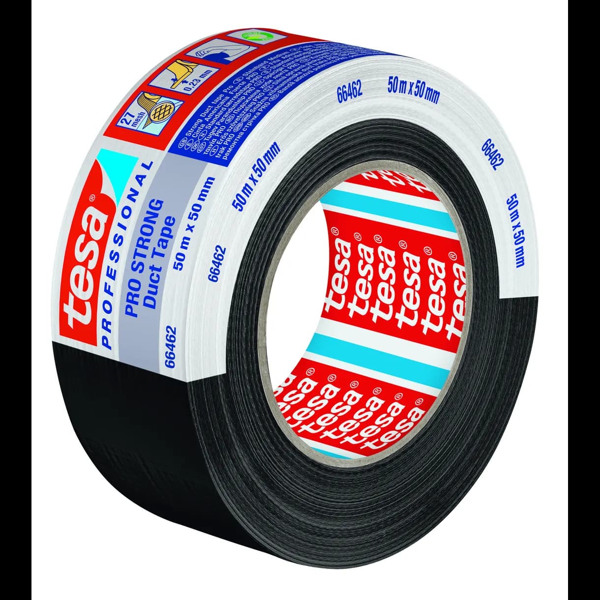 SILVERTEJP ECO PRO-STRONG BLACK 50MM 50M