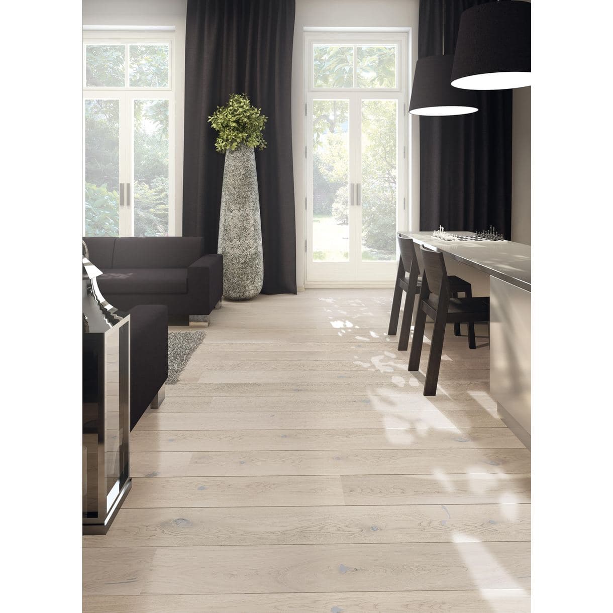 PARKETT SPARREHOLM EK 1-STAV VIT OLJA, BORST. 14MM 3,18M2