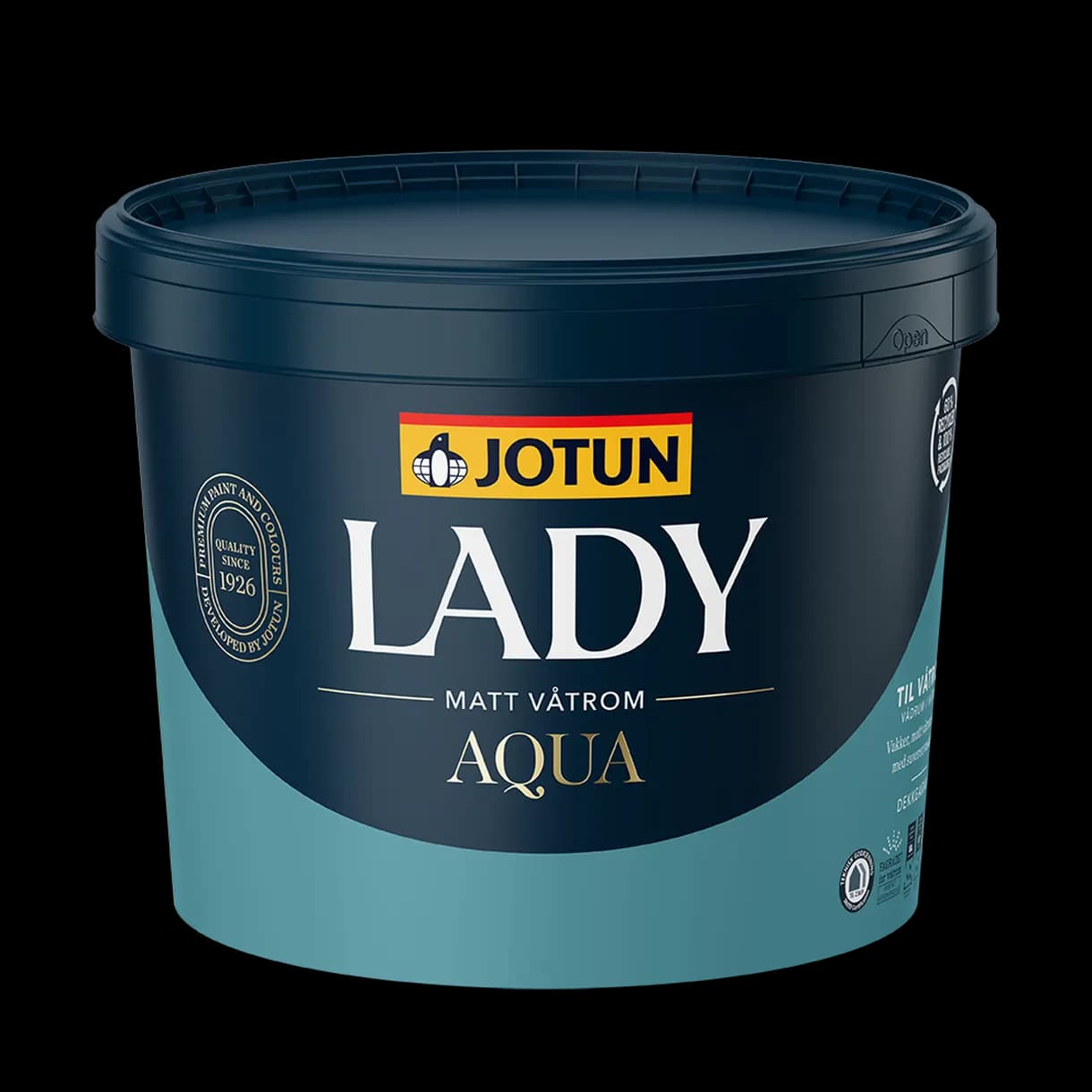 VÅTRUMSFÄRG LADY AQUA MATT A-BAS 2,7L