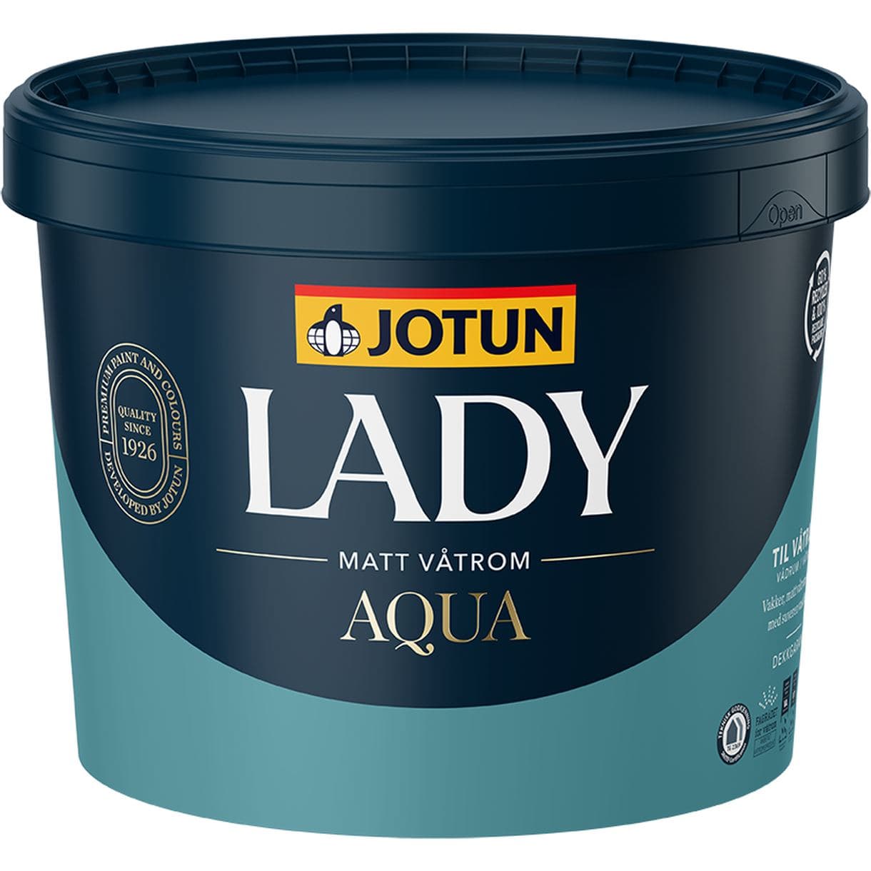VÅTRUMSFÄRG LADY AQUA MATT C-BAS 2,7L