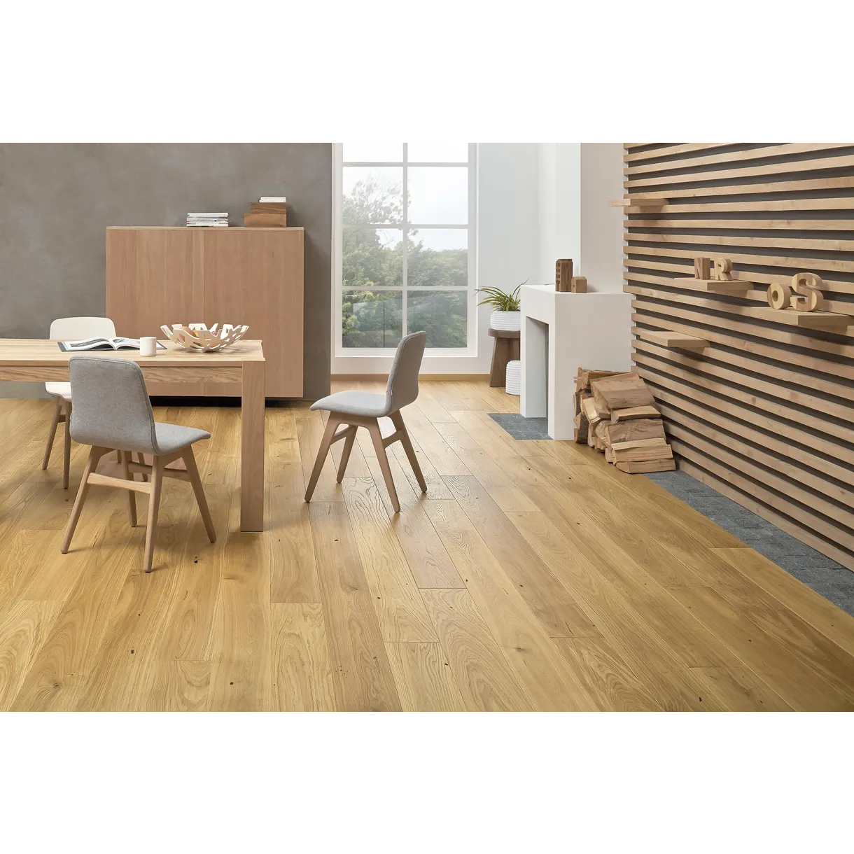PARKETT WANÅS EK 1-STAV BORSTAD MATTLACK 14MM 2,77M2