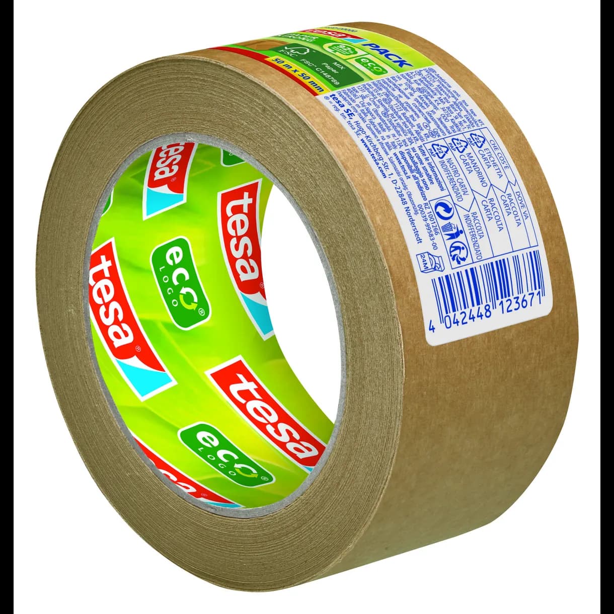 PACKTEJP PAPPER STRONG TESA BRUN 50MM 50M