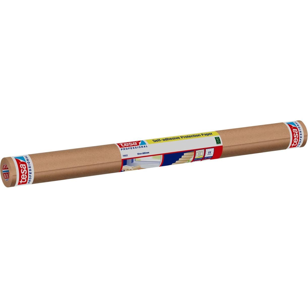 SKYDDSPAPPER SJÄLVHÄFT 74922 BRUN 600MM 10M