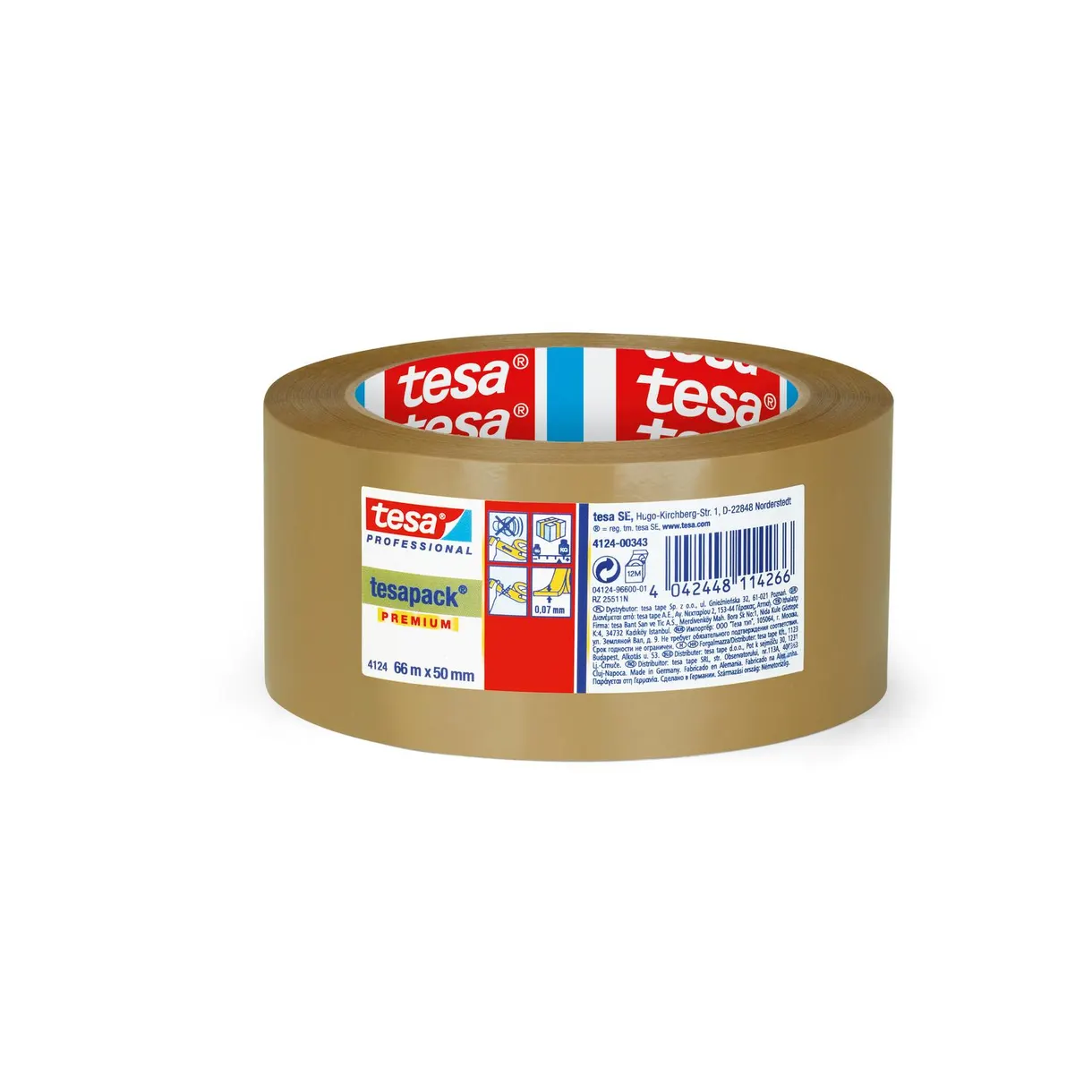 PACKTEJP 4124 TESA PVC BRUN 50MM 66M