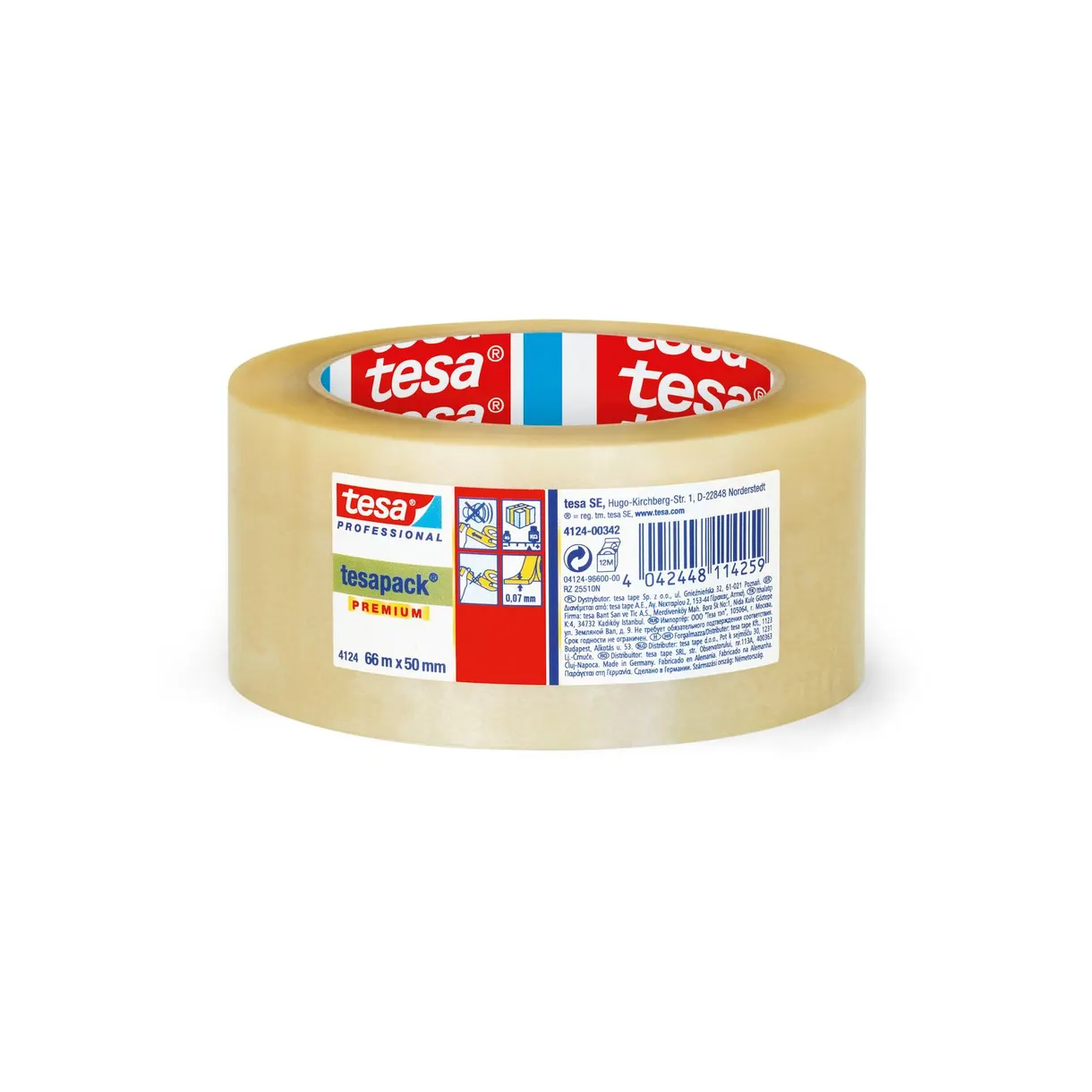 PACKTEJP 4124 TESA PVC TRP 50MM 66M