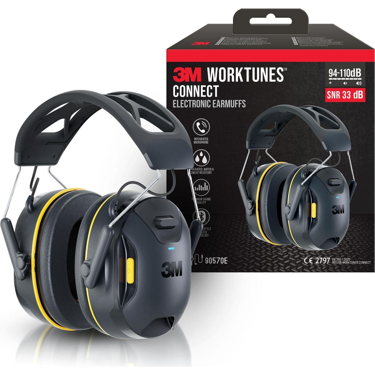 HÖRSELKÅPA 90570E-1 TRÅDLÖS BLUETOOTH