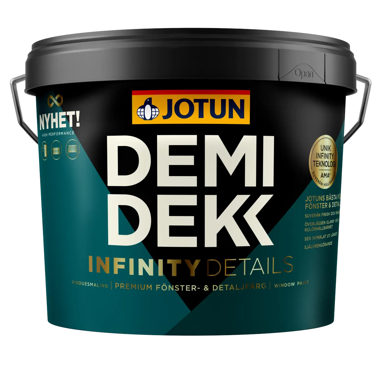 FÖNSTERFÄRG DEMIDEKK INFINITY KLASSISK VIT-BAS 2,7L