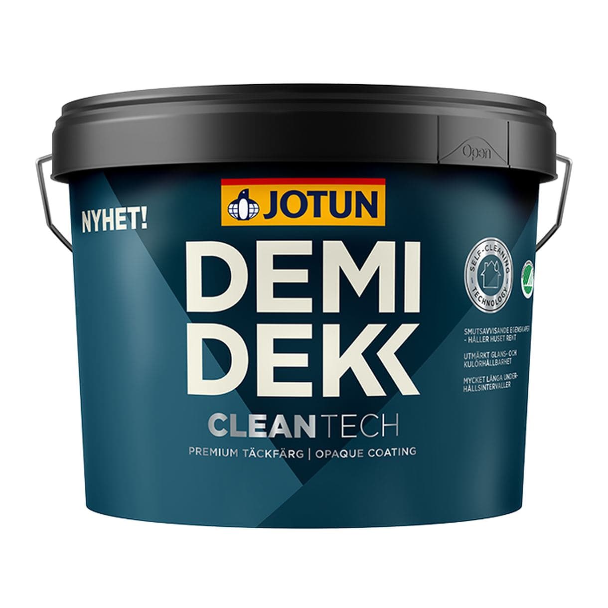 TÄCKFÄRG DEMIDEKK CLEANTECH KLASSISK VIT-BAS 2,7L