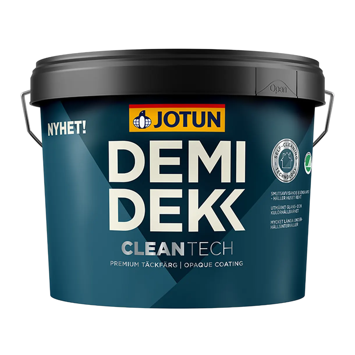 TÄCKFÄRG DEMIDEKK CLEANTECH KLASSISK VIT-BAS 2,7L