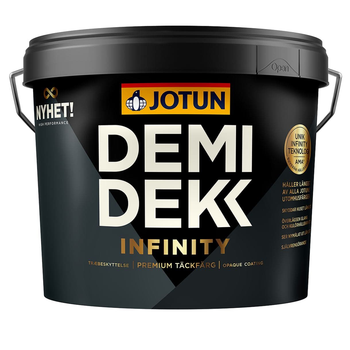 TÄCKFÄRG DEMIDEKK INFINITY KLASSISK VIT BAS 9L