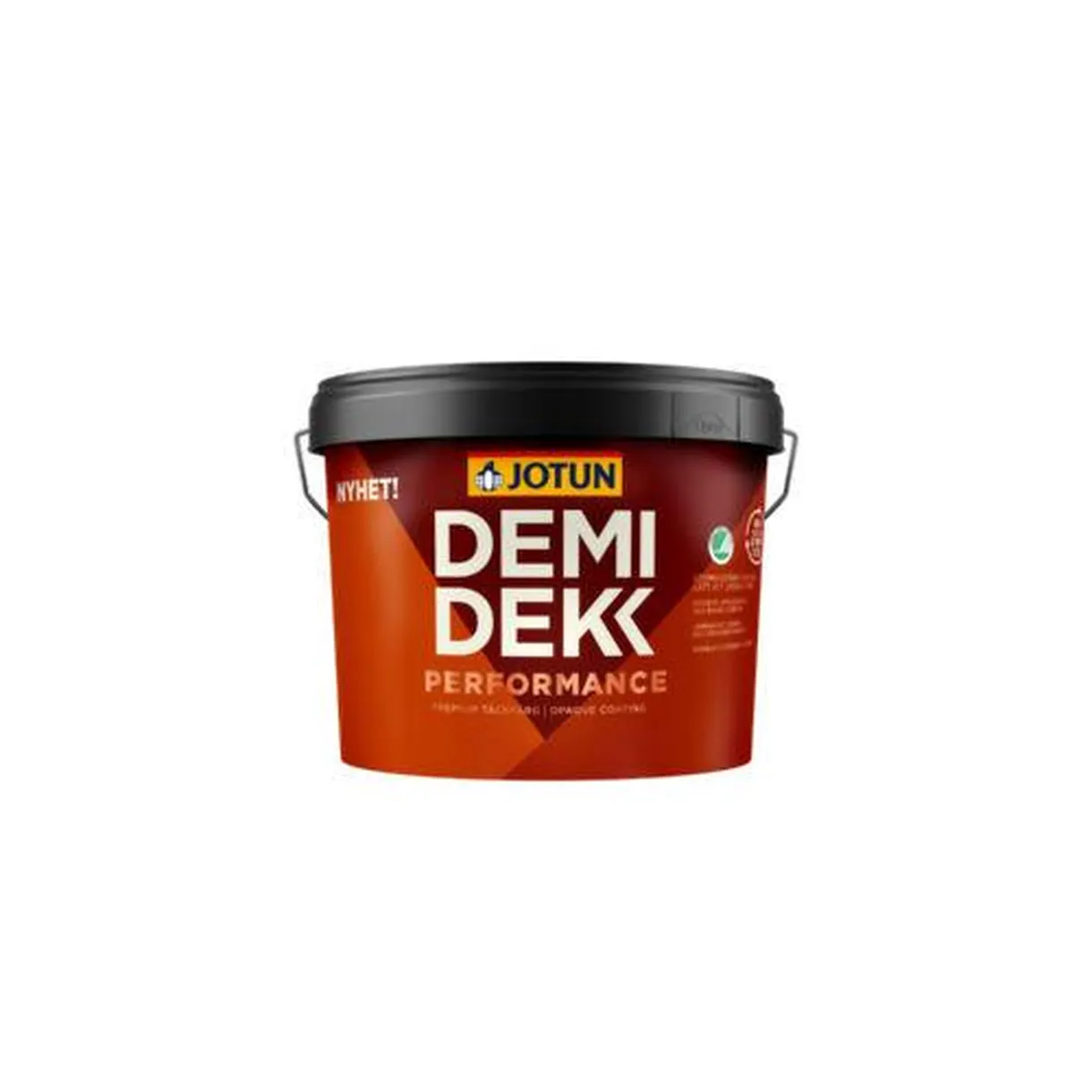 TÄCKFÄRG DEMIDEKK PERFORMANCE KLASSISK VIT BAS 9L