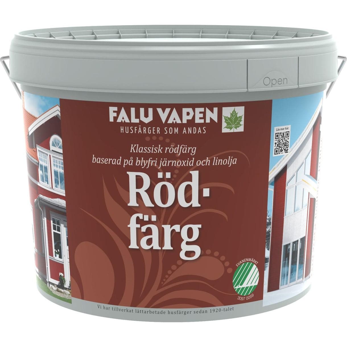 RÖDFÄRG FALU VAPEN RÖD PENSELKVALITÉT 10L