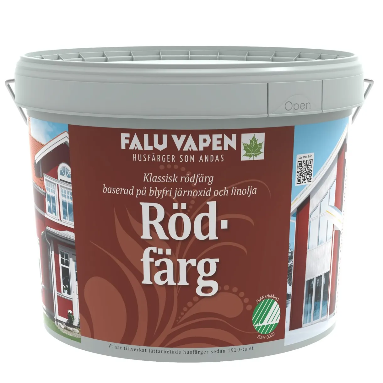 RÖDFÄRG FALU VAPEN RÖD PENSELKVALITÉT 4L