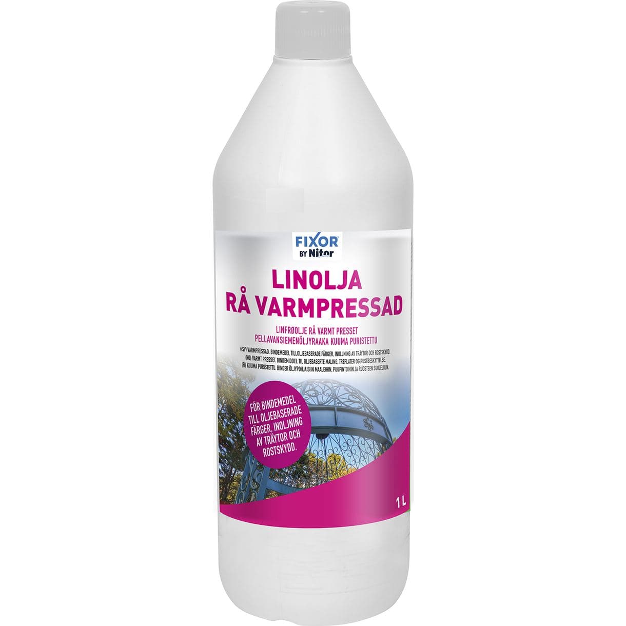 LINOLJA RÅ VARMPRESSAD 1L