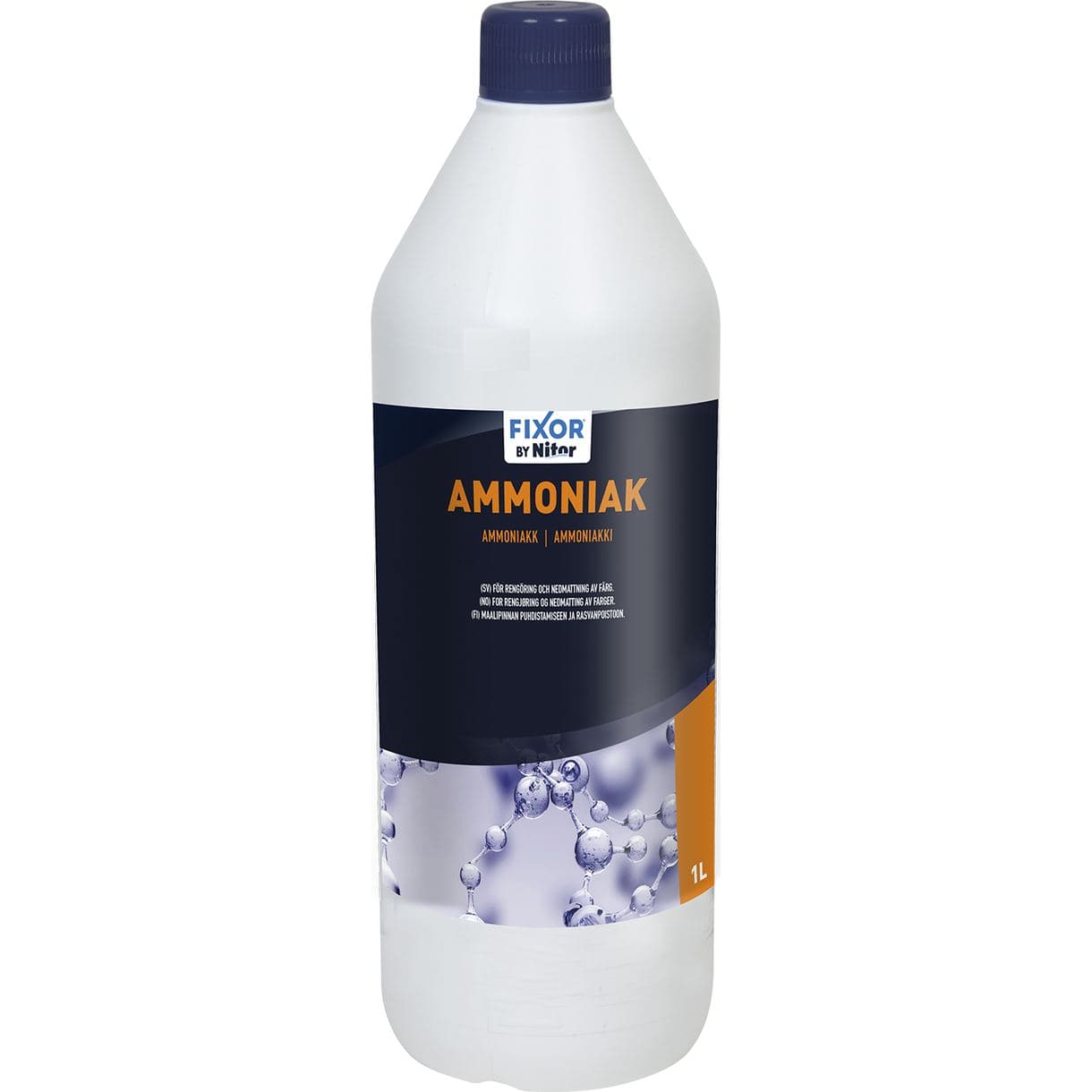 AMMONIAK NITOR 24,5% TEKNISK RENGÖRINGSMEDEL 1L