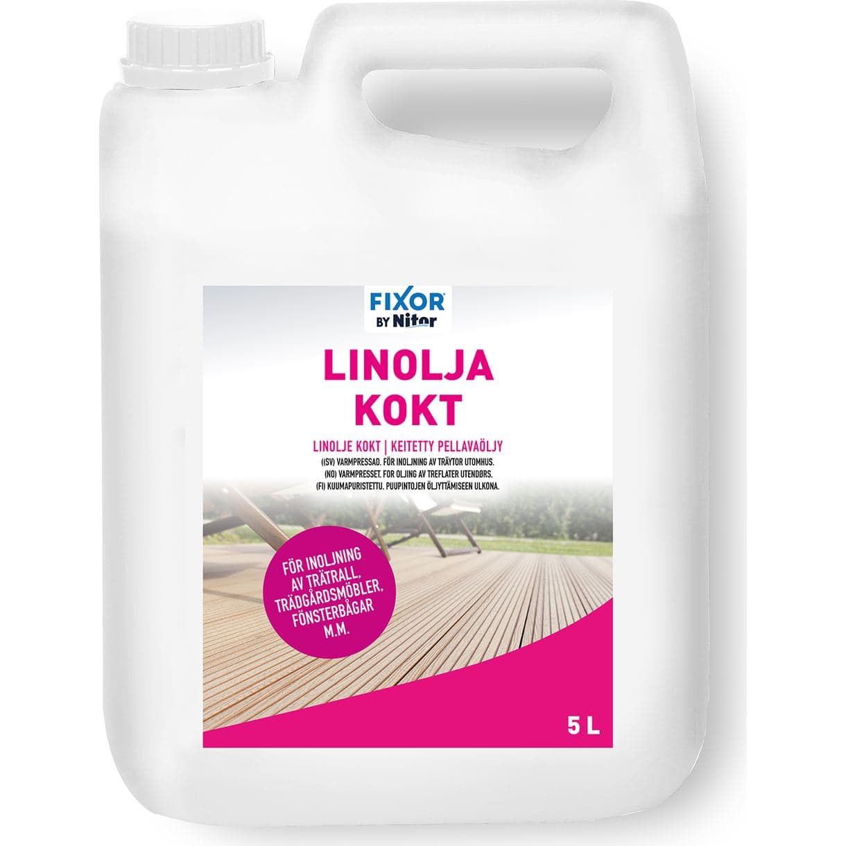 LINOLJA KOKT NITOR 5L