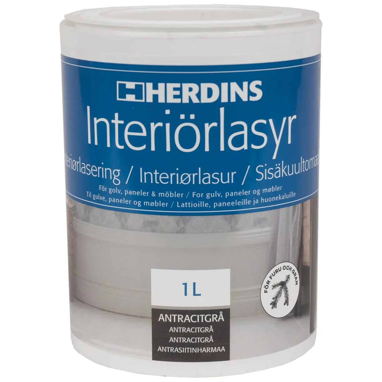 INTERIÖRLASYR 313 ANTRACITGRÅ