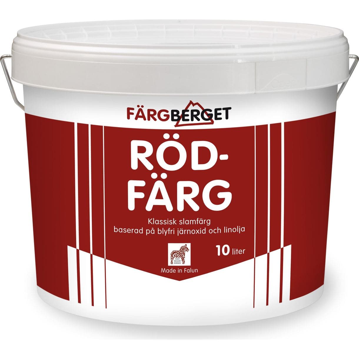 RÖDFÄRG FÄRGBERGET KOKT 10L