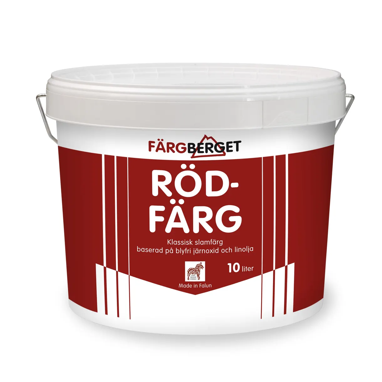 RÖDFÄRG FÄRGBERGET KOKT 10L