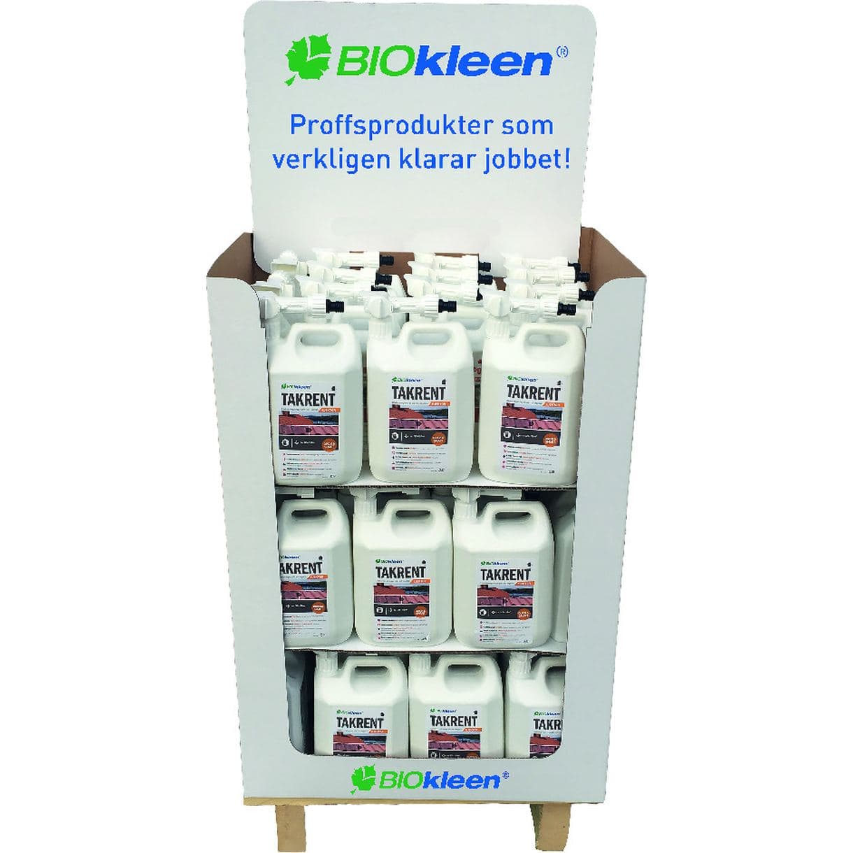 DISPLAY TAKRENGÖRING BIOKLEEN 42ST