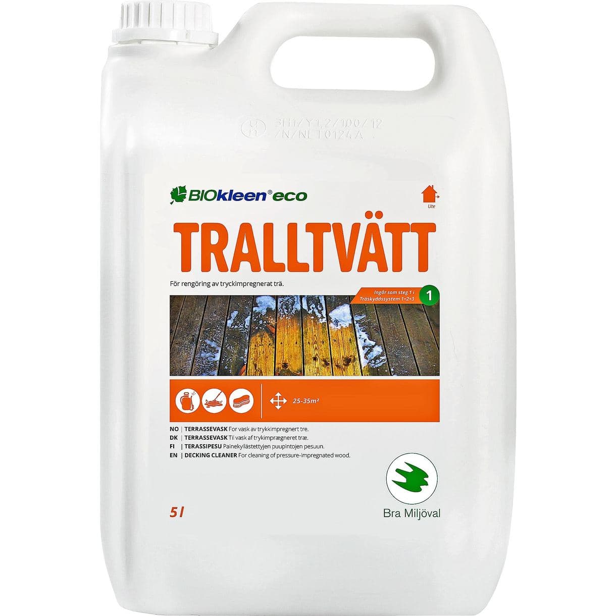 TRALLTVÄTT RENGÖRING ECO BIOKLEEN 5L